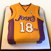 Personlized La Lakers Cake 