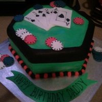 Poker Cake 