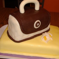 My 1St Purse Cake! This is my first attempt at a purse cake, and the inspiration I got here from the photos, so THANK YOU all for it!!!