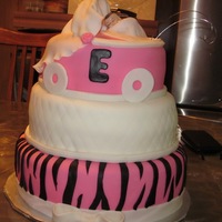 Baby Shower Carriage Cake 