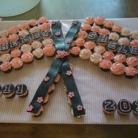 Drill Team Graduation Cake This is a graduation cake done for a girl who was on the drill team at her school.