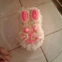 Bunny Tiny bunny and decorated with buttercream