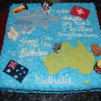 Australia Vs Switzerland I made this for my friends exchange student, who was feeling homesick on her birthday.