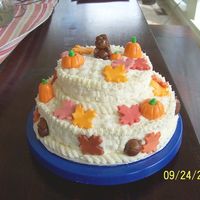 Autumn Birthday This was for my mom's birthday. She loves basketweave, and also wanted fall things, so I added leaves, pumpkins, acorns and my...