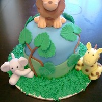Jungle Cake Mini Cake made just for the parents.