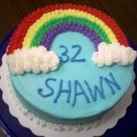 Rainbow Cake For class.