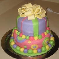 First Fondant Cake first fondant cake