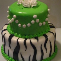 Zebra Print Cake 