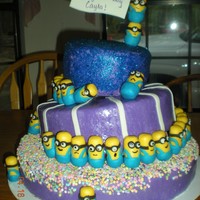 Minion Birthday Cake 