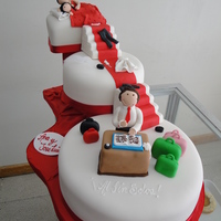 Hotel Wedding Cake This a funny design I made for a couple a few months ago. Is inspired in their honeymoon trip.