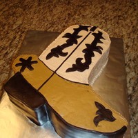 Cowboy Boot Cake 
