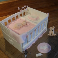 Crib Cake crib or cot cake