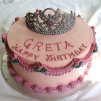 Greta's Princess Cake This cake was a gift for a friend's DD's 3rd birthday. I used it as a trial run for my first RI tiara. All in all everything went...