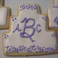 Lavender Wedding Cake Cookie 