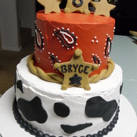 Cowboy Cake 2 Tier Cowboy Cake