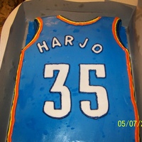 Personalized Thunder Jersey I didn't get the finish I wanted on the fondant, my steamer would not cooperate with me... it kept spewing out drops of water along...