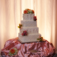 Square Wedding Cake 