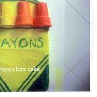 Crayon Box This was my first real shot at cake decorating and it has its flaws but I was so excited in the end.