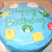 Mario Brother's Cake My son LOVES Mario Brother's. This is the cake I made for his 7th Birthday!! The Cake is covered in Buttercream and the characters are...