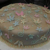 Marzipan Flower Cake 