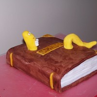 Bookworm Cake 