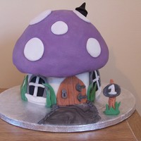 Magical Mushroom Cake The first cake I made for my baby girls first birthday.