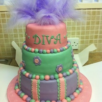 Diva Birthday Cake