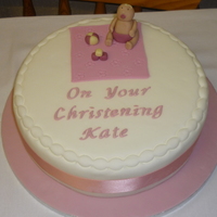 Christening Cake Babys Christening