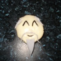 Sensei I was bored one day so made a Sensei Cupcake :)He is one of my favourite cupcakes