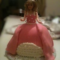 Doll Cake I made this for my youngest daughter's 7th birthday - she loved it, but one of her friends asked why you couldn't eat the doll!...