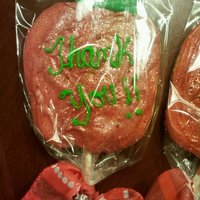 Teacher Cookie Pop I made these for a client who wanted to give each of her granddaughters teachers a special thank you for being great. Vanilla bean sugar...