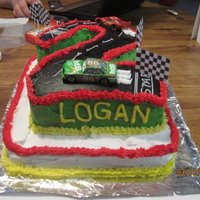 Cars Cake Made this for my Son's 2nd Birthday.
