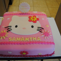 Hello Kitty Birthday Cake 