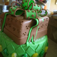 Birthday Cake This was a surprise birthday cake for a friend from college. Mud slide on the top and margarita on the bottom.