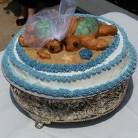 Sea Turtle Bride And Groom Small wedding cake for couple that loves scuba diving and they wanted sea turtles as a topper but could not find one.RKT turtles, orherwise...