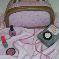 Handbag And Make Up Girly handbag