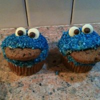 Cookie Monster Muffins!! Cookie Monster Muffins