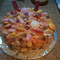 Sweetie Birthday Cake Cake covered in sweets!