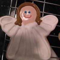Angel Cookie My daughter was an angel in the Nutcracker. Made these to give to her fellow ballerinas.