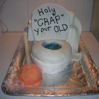 A Cake I Did For My Dads Friend. I tried this cake after browsing this website and decided to give it a try..