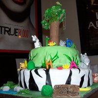 Jungle Cake i did this cake for my son for his 6th birthday...loads of animals..
