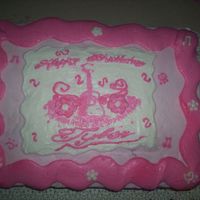 Tyler's Hannah M. Cake layered sheet cake with butter cream icing and fbct....