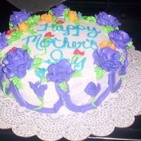 4 My Mom butter cream 8in cake for my momma