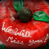 Apple For A Teacher 3-D apple for a teacher who was leaving the school I teach at.