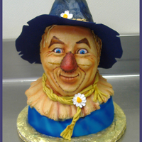 Scarecrow From Oz Cake This is a buttercream sculpted lifesize Scarecrow from the Wizard of Oz.My wife and I made this.