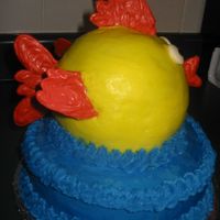 Tropical Fish I made this cake for my son and husband for their Luau Birthday party.