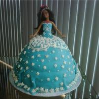 Barbie Cake Mariposa vanilla Chiffon with strawberry butercream