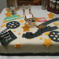 Hollywood Made from marshallow fondant, and gum paste.