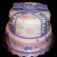 Girly Birthday Cake Customer wanted a girly themed birthday cake.