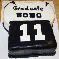Dallas Cowboys Jersey Dallas Cowboys jersey for a graduate. All fondant.